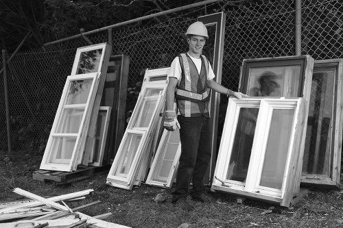 Fridge disposal service handling a domestic fridge in a London property