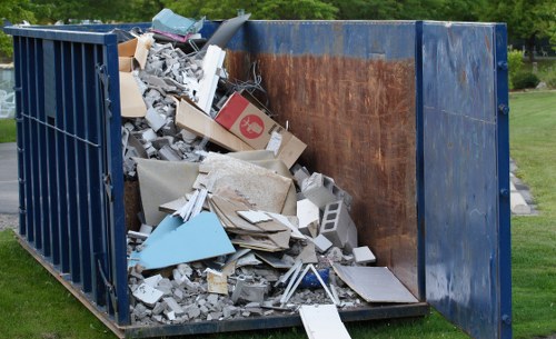 London garage clearance with narrow access and loading considerations