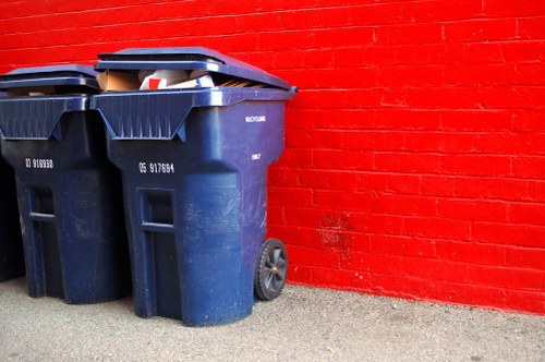 Illustration of accessible rubbish collection London information on a digital page