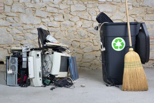 Prepared waste collection for a London property clearance