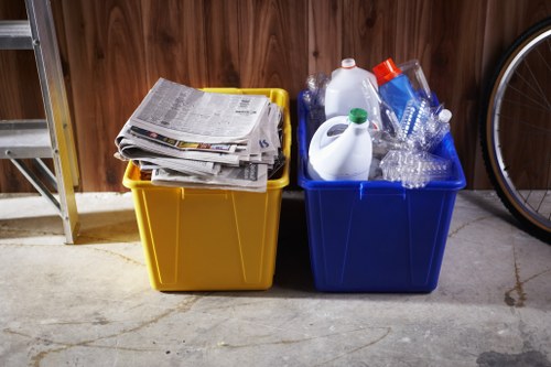Residential recycling collection for flats and homes across London with access challenges