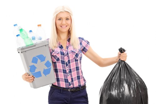 Sorting belongings during probate property clearance in a London home