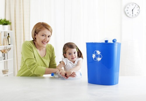 Bulky household items and mixed rubbish ready for removal