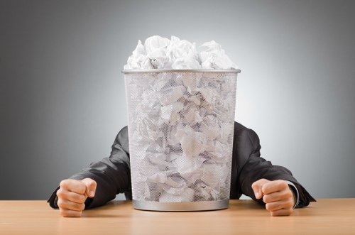 Efficient rubbish collection support for property clearances